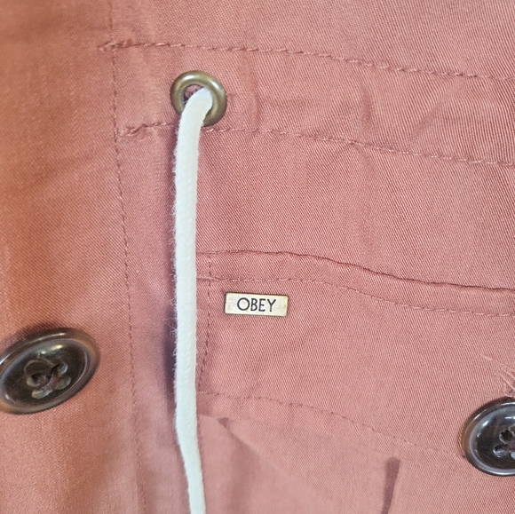 Women's Obey Propaganda Hemingway Utility Drawstring Waist Jacket M - Picture 7 of 13